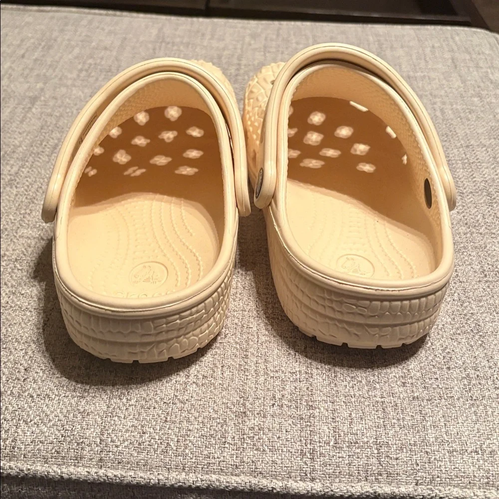 Croc-Style Clogs - Cream - Picture 2 of 3